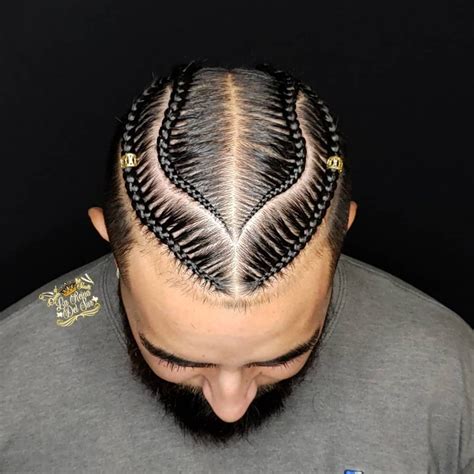 braids for mens long hair